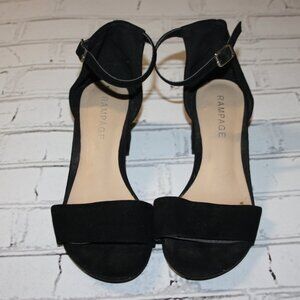 Beautiful black high heel shoes Rampage 7.5